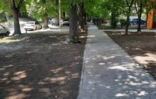 Фото 2: У сквері на перехресті вул. Дорога Кривчицька – вул. П. Ніщинського облаштували доріжки та благоустрій