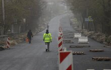 Фото 9: Сьогодні на вул. Личаківській дали змогу проїзду транспорту, однак з організацією реверсивного руху на ділянці від вул. Букової до «Ензиму»