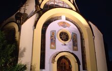 Фото 15: У Львові підсвітили церкву Великомучеників Бориса і Гліба