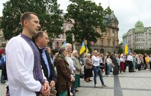 Фото 10: У Львові відзначили 22-гу річницю Конституції України
