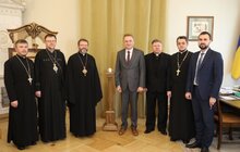 Фото 14: У львівській Ратуші відбулася зустріч міського голови Львова Андрія Садового з Блаженнішим Святославом