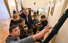 Фото 6: Цікаві історії, какао та мандаринки: вихованці ліцею «Просвіта» завітали в гості до мера Львова