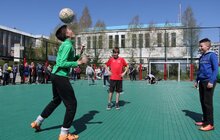 Фото 10: Сихівчани отримали спортивний ігровий мультифункціональний майданчик із штучним покриттям