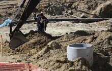 Фото 16: На вул. Шевченка тривають роботи з облаштування квазікільця