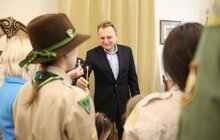 Фото 5: Пластуни передали мерії Вифлеємський вогонь миру