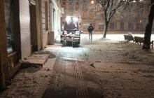 Фото 8: Львів засніжило: цієї ночі місто прибирало 68 одиниць техніки та понад 1 тис двірників