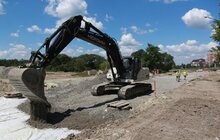 Фото 1: На вулиці І.Пулюя - Трускавецька тривають ремонтні роботи 