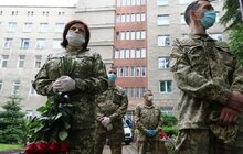 Фото 12: У Львові відбулось прощання з військовим медиком Іваном Гайдою