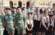 Фото 14: На площі перед пам’ятником Іванові Франкові у Львові відбулось урочисте відкриття Пластового року