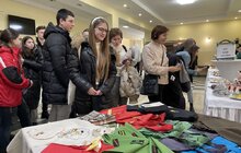 Фото 3: Майстер-класи, бармен-шоу та кулінарні ігри: школярам в цікавий спосіб розповіли про навчальні програми львівських училищ