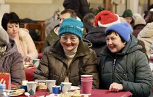 Фото 1: У Львові для понад 300 безпритульних та нужденних відбулись святкові різдвяні обіди 