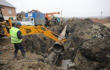 Фото 13: Ремонтні бригади ЛМКП «Львівводоканал» проводять заміну аварійної ділянки магістрального водопроводу «Винники-Довга»