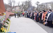 Фото 3: У Львові з нагоди Дня Гідності та Свободи організували мистецьку акцію