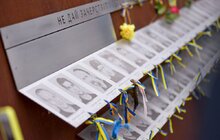 Фото 13: У Львові з нагоди Дня Гідності та Свободи організували мистецьку акцію