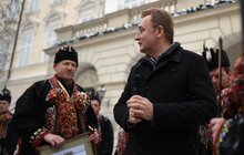 Фото 20: Колядники з Верховини у Львові показали справжні традиції, що живуть і зберігаються сотні років поміж Карпатськими горами