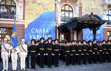 Фото 9: В День захисника України першокурсники ліцею ім. Героїв Крут присягнули на вірність Україні