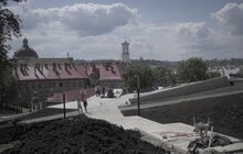 Фото 26: Будівництво першої частини Меморіалу пам’яті Героїв Небесної Сотні на стадії завершення