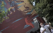 Фото 5: У Львові урочисто відкрили мурал, присвячений Василю Сліпаку