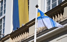 Фото 10: День українського прапора на Чорному морі: в центрі Львова замайорів Військово-Морський Прапор ЗСУ (відео)