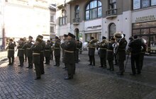 Фото 6: День Збройних Сил України у Львові: на пл. С. Яворського виступив оркестр академії сухопутних військ