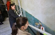 Фото 4: У Львові мешканцям показують як правильно реставрувати цінні стінописи