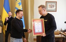 Фото 8: В мерії Львова нагородили працівників театрів