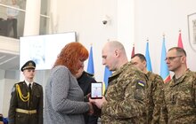 Фото 20: До Дня Національної гвардії у Львові 30 захисників посмертно нагородили «Почесним знаком Святого Юрія» (фото)