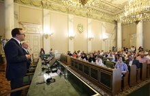 Фото 1: Сьогодні у Львові українці та поляки говорять про перспективи відбудови України