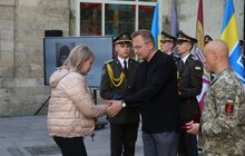 Фото 16: У Львові 30 захисників посмертно нагородили «Почесним знаком Святого Юрія» (фото/відео)