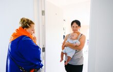 Фото 12: Амбасадорка «Незламних» Ніно Катамадзе відвідала Центр матері та дитини «Незламні матусі» у Львові