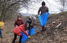 Фото 1: Близько 60 школярів провели екологічну толоку у Сихівському лісопарку 