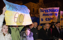 Фото 5: Львів`яни зібрались на євромайдан