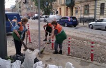 Фото 50: «Комунальні служби продовжують ліквідовувати наслідки негоди, вихідні плануємо оголосити робочими днями», - І. Маруняк
