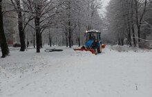 Фото 60: Впродовж дня снігоприбиральна техніка працюватиме в робочому режимі