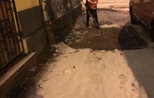 Фото 57: Минулої ночі в місті працювало 95 одиниць техніки, для посипання доріг використано 492 м3 піскосуміші