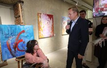 Фото 15: У мистецькому центрі на Стефаника відбулась виставка картин «Сонячної Майстерні»