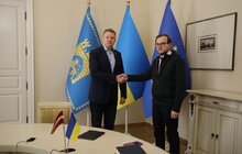 Фото 4: Заступник голови Ризької думи запропонував Львову допомогу в часі війни