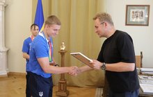 Фото 3: Андрій Садовий вручив грошові премії призерам Всесвітніх ігор зі Львова