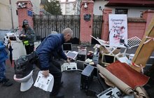 Фото 1: У Львові відбулась акція «Російське консульство – пам'ятник мародерству»