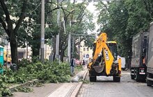 Фото 4: «До прибирання міста було задіяно сьогодні 1694 працівники комунальних підприємств і 72 одиниці техніки», - І. Маруняк