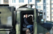 Фото 1: Львівські школярі відвідали нацгвардійців