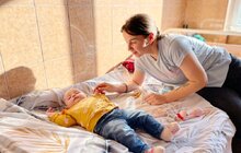 Фото 2: У Львові врятували немовля з аномалією, що спровокувала кишкову непрохідність та крововилив у мозок 