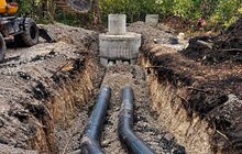 Фото 1: Львівводоканал завершує будівництво нового колектора до Винників: виконано вже понад 90% робіт