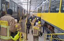 Фото 3: У трамвайному депо організували практичні заняття для майбутніх рятувальників