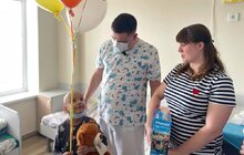 Фото 2: Дитина, якій львівські медики успішно пересадили кістковий мозок, готується до 1-го класу