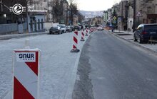 Фото 1: Реконструкція вул. Шевченка: на ділянці від вул. Бортнянського до вул. Ярослава Мудрого завершили облаштування колектора