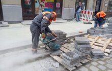 Фото 16: На вул. Коперника завершують поточний ремонт хідника