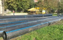 Фото 7: На проспекті Червоної Калини замінили аварійну ділянку магістрального водопроводу: роботи тривали близько 2 місяців