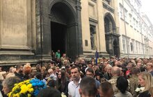 Фото 1: Львів попрощався з Героєм Мар’яном Найдою