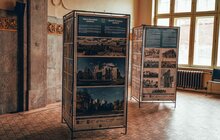 Фото 2: У Львові відкрили виставку, присвячену пошкодженій росіянами архітектурній пам’ятці Харкова – Держпрому (відео)